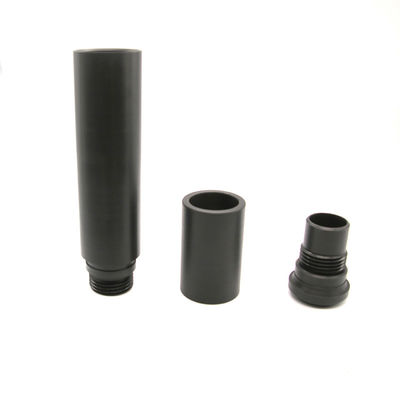 Piezas giratorias de plástico CNC de alta precisión POM negro