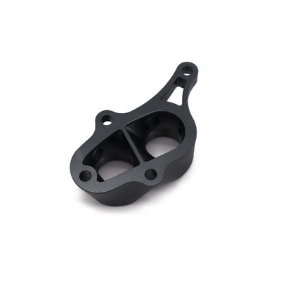 Partes de mecanizado CNC de metal OEM Revestimiento en polvo de cepillado de aluminio