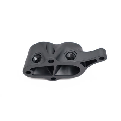 Partes de mecanizado CNC de metal OEM Revestimiento en polvo de cepillado de aluminio