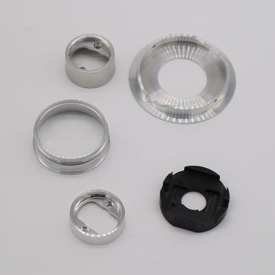 Partes de fresado de torneado CNC de precisión de plástico de aluminio