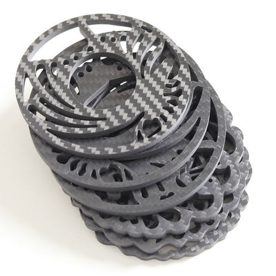Fibra de carbono de fresado CNC personalizado 0,05 mm Tolerancia
