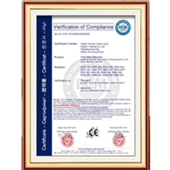 China Dongguan Zhaoyi Hardware Products Co., LTD. certificaciones